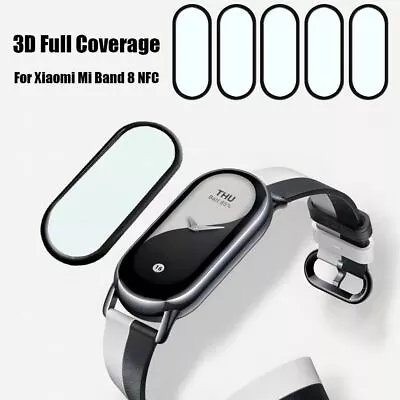3D Protective Film Screen Protector Soft Fibre Glass For Xiaomi Mi Band 8/8 NFC • $16.21