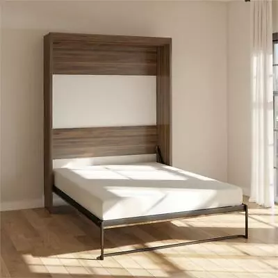 Signature Sleep Queen Murphy Wall Bed With Memory Foam Mattress In Walnut • $2045.99