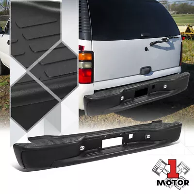 Black Steel Rear Step Bumper For 00-06 Chevy Suburban/Tahoe/GMC Yukon XL 1500 • $170.86