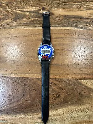 DISNEY CHANNEL MICKEY MOUSE FANTASIA SORCERER DIGITAL QUARTZ WATCH Vintage  • $18.99