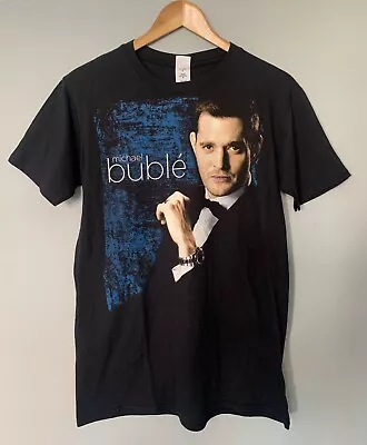 Michael Buble Tour T Shirt 2019 World Tour Gig Date Concert M Tee • £10.95