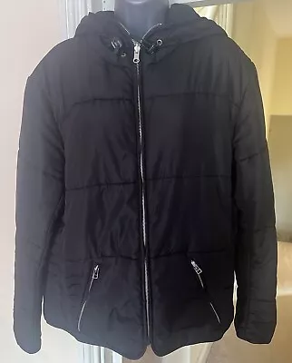 CP Company~ Black Vintage Hooded Lightweight Puffer Jacket~ Unisex~ Size XL • £77.50