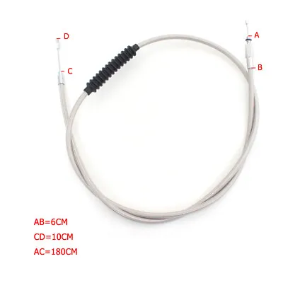 71  Steel Clutch Cable Fit For Harley XL Softail Heritage Road King Sportster US • $37.49