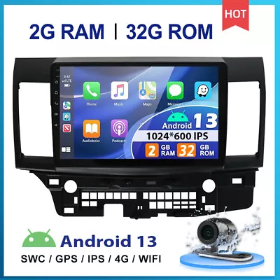10.1'' Car Radio For Mitsubishi Lancer 10-16 Android 13 GPS Navi IPS USB WIFI BT • $176