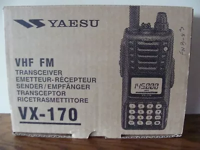 YAESU VX-170 Handheld Ham Radio  VHF-FM Transceiver (complete) • $100