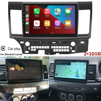 $229.99 • Buy 10.1  Android 11 Car Stereo Carplay GPS Radio For Mitsubishi Lancer EX 2008-2017