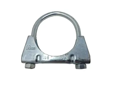 Heavy Duty U Bolt Exhaust Clamps - Universal Clamp & Nuts 28mm - 102mm All Sizes • £4.99