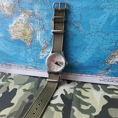 Vintage Soviet Wrist Travel Tactical Compass USSR Wostok 80s Rare Model Vostok • $42.99