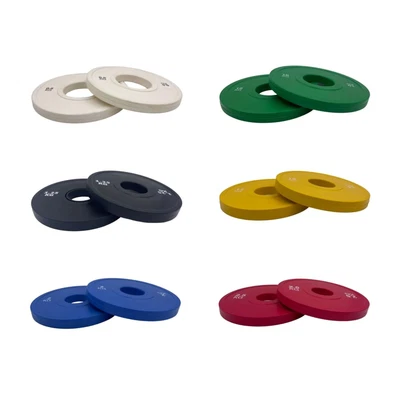 $46.40 • Buy Rubber Fractional Change Plates - 0.5kg 1kg 1.25kg 1.5kg 2kg 2.5kg