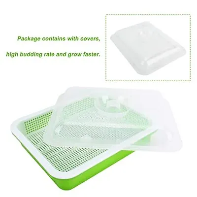  4 Packs Seed Sprouting Tray With LidBPA-Free Seed Sprouter Tray Seed  • $28.54