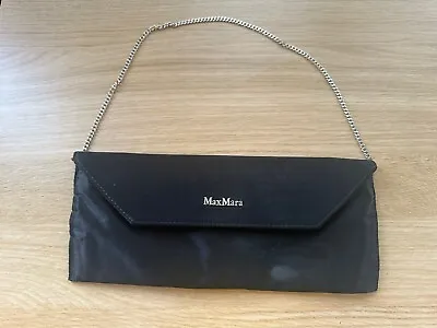 Max Mara Black Shiny Elegant Evening  Bag Dimensions  Width 29 Cm  Height 12 Cm • £23