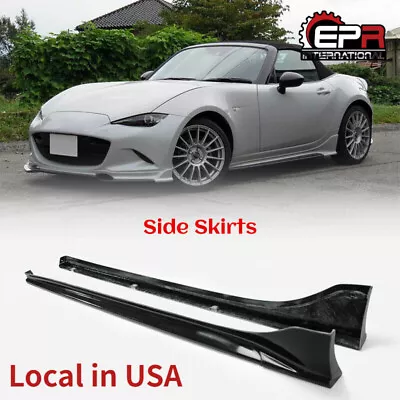 For Mazda MX5 ND ND5RC Miata Roadster ESQ Style FRP Side Skirt Extension Parts • $301.39