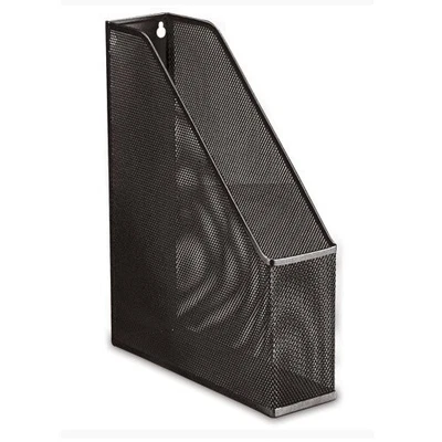 £19.99 • Buy Rack Corner For Papers Magazines Holder Office Black Mesh Display Stand Organize