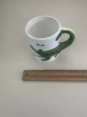 Vintage Florida Coffee Mug Tea Cup Alligator  Crocodile Box28 • $10.81