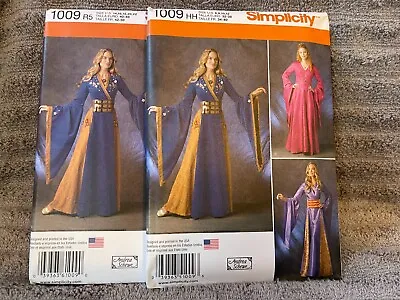 Simplicity Costume Pattern 1009 Ms Medieval Dresses~ Cercei GOT ~ Cosplay • $4.25