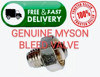 GENUINE MYSON RADIATOR BLEED VALVE VENT SCREW NIPPLE. Multiple Available.  • £4.33