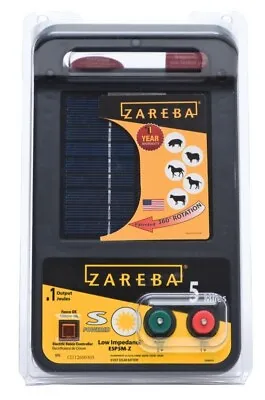 NEW Zareba ESP5M-Z 5-Mile Solar Low Impedance Electric Fence Charger • $162.95