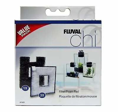 $8.69 • Buy Fluval Chi Filter Foam Pad Combo Pack