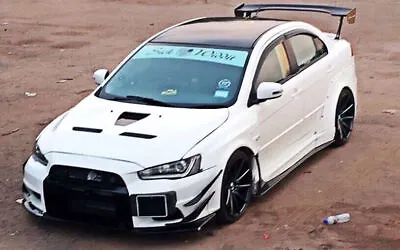 Fit For Mitsubishi Evo 10 Evo X Varis Style Wide Body Kit For Lancer Gt Lx • $986.99