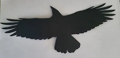 10 Large Crows/ Ravens 11ins Black Card. Please Read Description • £3.50