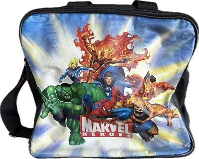 Marvel Heroes Bowling Ball Bag ONLY Vintage Hulk Spiderman Iron Man Thing • $35