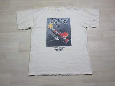 Popular Aviation Magazine (L) T Shirt Vintage 1990's Grumman Scout FS-1 Plane • $49.98