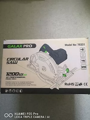 GALAX Pro 1200W Professional Circular Saw  With Accessories 76331.used • £40