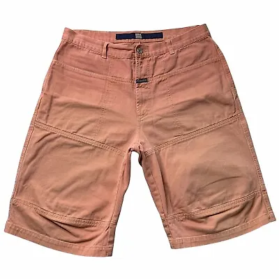 Vintage Marithe Francois Girbaud Men’s Size 36 Cargo Shorts RARE Orange *Flaw • $37.99