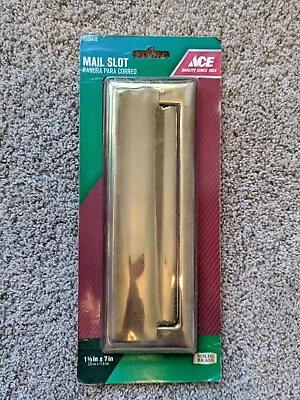 Mail Slot 1.5  X 7  Brass Finish - Solid Brass Construction • $12