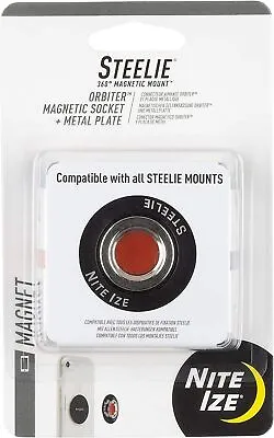 Nite Ize Steelie 360° Magnetic Mount Orbiter Socket + Metal Plate • $18.89