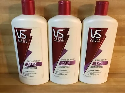 3 Vidal Sassoon Pro Series Boost And Lift Volume Conditioner (25.3 Ounces Each) • $30