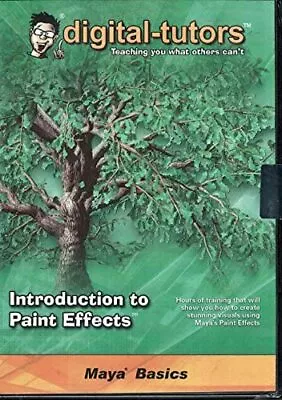 Digital Tutors DVD: Introduction To Paint Effects Maya Basics • $20