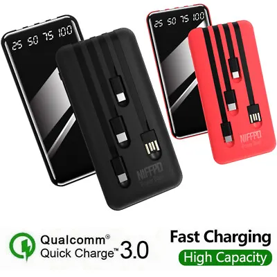 950000mAh Power Bank External Battery Pack Backup Fast Charger For Cell Phone-- • $16.95