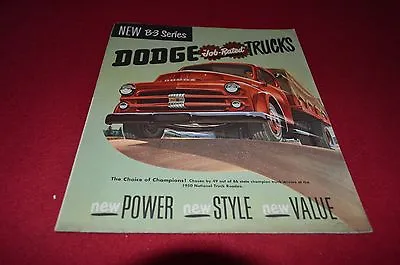 Dodge B-3 Models Job Rated Truck For 1951 Dealer's Brochure DCPA5  • $14.99