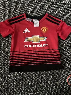 Manchester United Home Football Shirt 18-24 Months Childs Kids Youths Babies B16 • £12