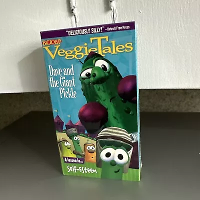 Veggie Tales Dave And The Giant Pickle A Lesson In Self Esteem NEW Sealed VHS • $15