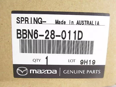 Genuine OEM Mazda BBN6-28-011D Coil Spring Rear Left Or Right 2010-2013 3 • $110.88