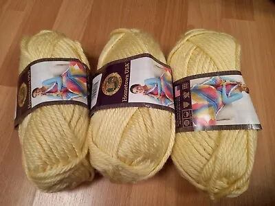 £12 • Buy Lion Brand Yarns/Wool (Yellow - Shade Daytona Lemon, New)