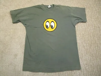 Vintage Fruit Of The Loom Shirt Men XL Green Moon Eyes Single Stitch 90s Bootleg • $24.47