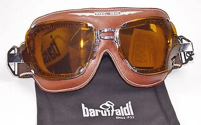$219 • Buy Baruffaldi Super Competition Chocolate Brown Goggle Classic Cafe Cruiser Racer