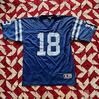Vintage Peyton Manning Colts Jersey Mens XL Starter As Is • $14