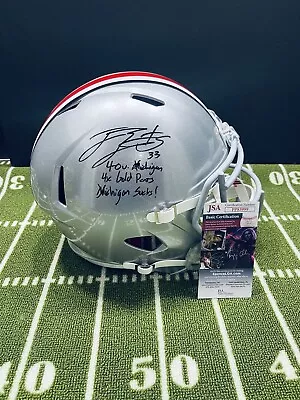 James Laurinaitis Signed Ohio State Buckeyes Fs Rep Helmet Michigan Sucks Jsa 99 • $299.99