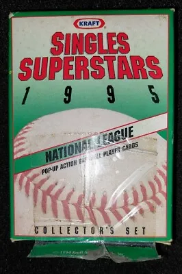 National League MLB 1995 Kraft Singles Superstars Pop-Up Action Card Set  Sealed • $11.97