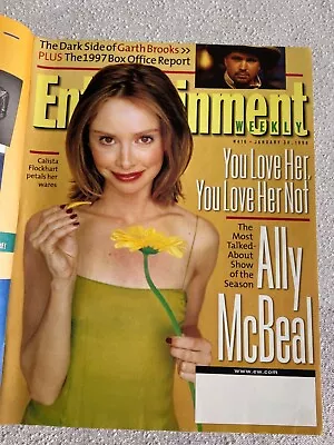 1998 January 30 Entertainment Weekly Magazine Ally Mcbeal • $11