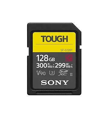 Sony Tough High Performance 128GB SDXC UHS-II Class 10 U3 Flash Memory Card +Bla • $169.14