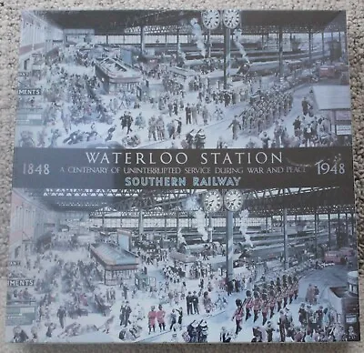 Jigsaw Puzzle Waterloo Station 1848 - 1948 War & Peace Gibson's 1000 Piece - NEW • £6.99