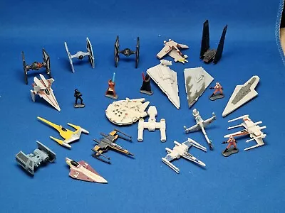 Star Wars Micro Machines Lot X-wing Star Destroyer TIE Fighter Y-Wing Vader Etc • £17.95