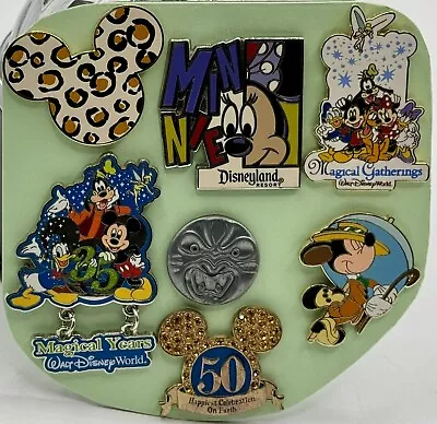 Vtg Disney Trading Pin Lot YEAR 2006 ~ 7 Pc Pins Set ~ Mickey Ears Minnie Narnia • $24