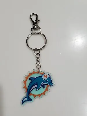 Miami Dolphins Acrylic Keychain Key Chain • $7.19