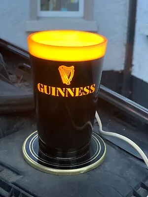 £500 • Buy Rare Guinness Illuminated Bar Top Pub Pump Font Sign Advertising Beer Light